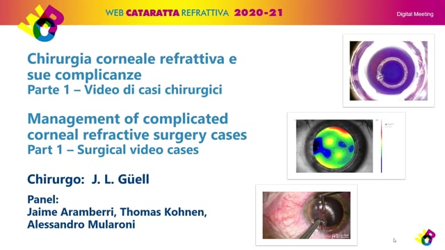 WCR 2020 Parte 1 – Chirurgia corneale refrattiva