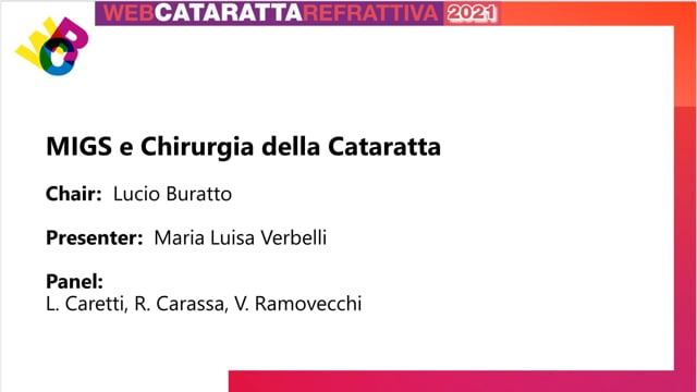 WCR 2021 – Cataratta e MIGS