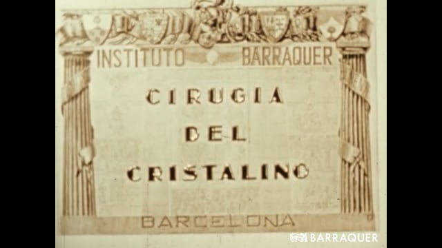 007 Cirugía del cristalino-Prof. Joaquín Barraquer-1958