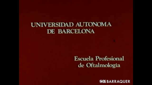 025 Ciclofotocoagulación Diascleral con ND YAG láser-1990-Dr. Rafael I. Barraquer Barcelona