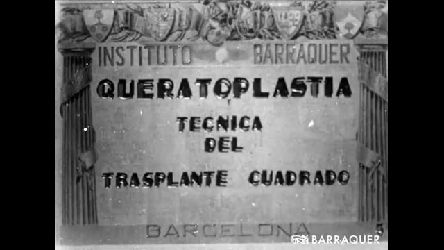 030 Queratoplastia cuadrada-Ramón Castroviejo-1948