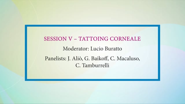 Corneal Tattooing