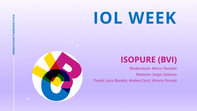 IOL Week: BVI con Isopure