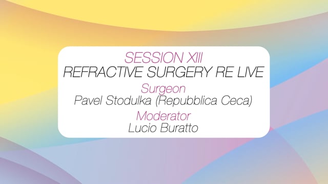 Re-live refractive surgery