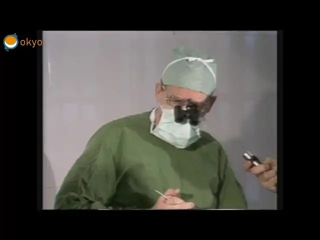 Preparing the surgical area for intracapsular cataract extraction – J. Worst